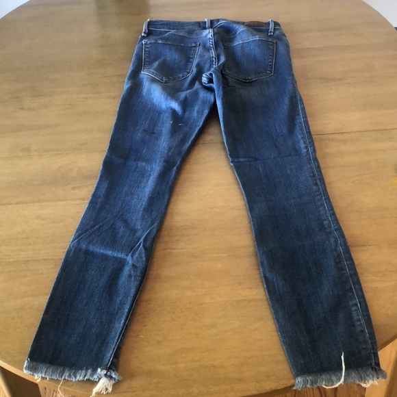 A&F, ‘Harper Low Rise Ankle’ skinny Jean, raw hem, size 25 / 0R - Picture 8 of 8